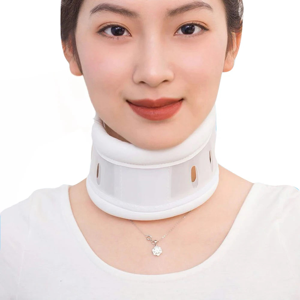 TIKE Cervical Neck Brace Collar with Chin Support for Stiff Relief Cervical Collar Correct Neck Support Pain Bone Care Health