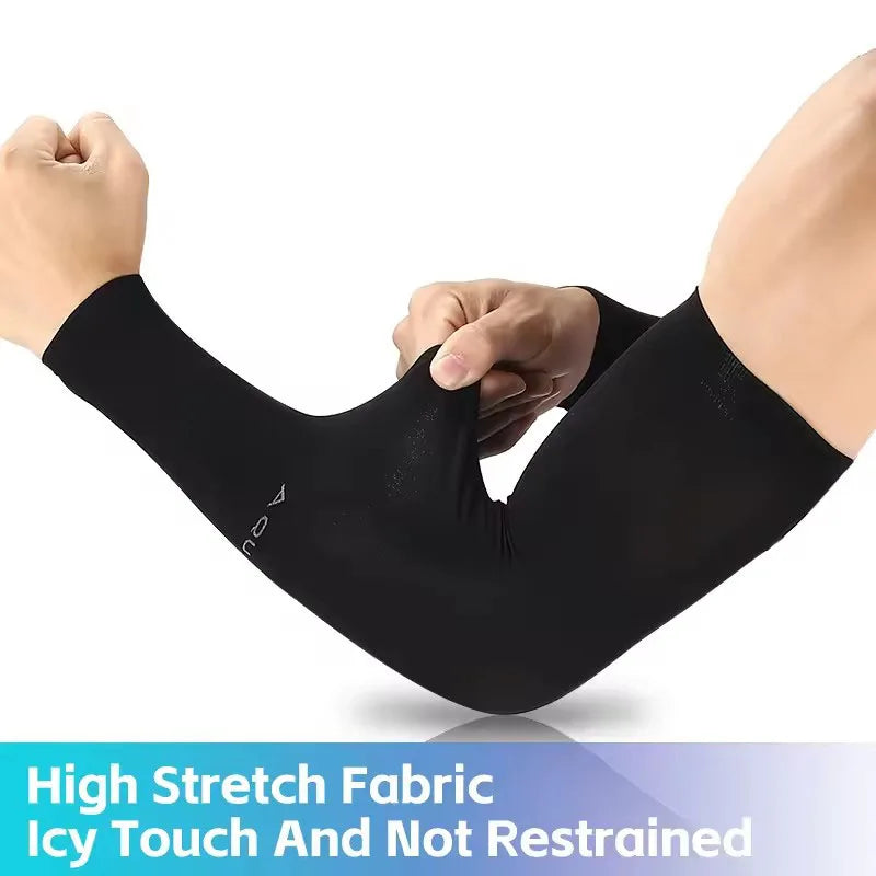 3 Pairs Breathable Sun Protection Sleeves UV Protective Gear for Sports Driving Outdoor Adventures Compression Arm Covers