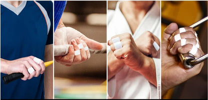 1/2/3 Rolls Finger Tape Skin-Friendly Fingers Athletic Sports Tape for Baseball Lacrosse Gymnastics Injury Wrap Protection