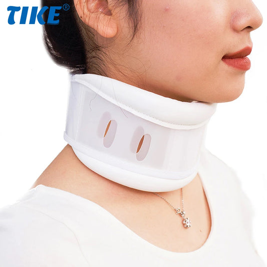 TIKE Cervical Neck Brace Collar with Chin Support for Stiff Relief Cervical Collar Correct Neck Support Pain Bone Care Health