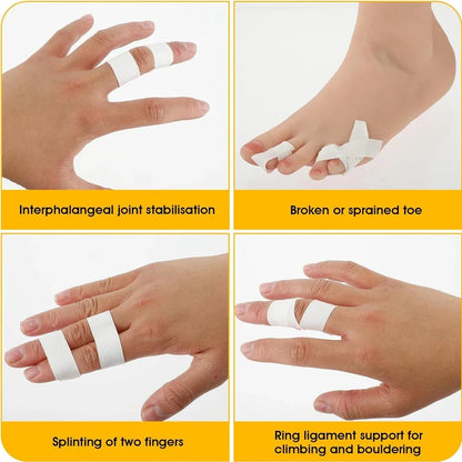 1/2/3 Rolls Finger Tape Skin-Friendly Fingers Athletic Sports Tape for Baseball Lacrosse Gymnastics Injury Wrap Protection