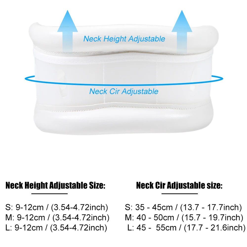 TIKE Cervical Neck Brace Collar with Chin Support for Stiff Relief Cervical Collar Correct Neck Support Pain Bone Care Health