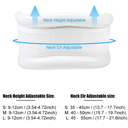 TIKE Cervical Neck Brace Collar with Chin Support for Stiff Relief Cervical Collar Correct Neck Support Pain Bone Care Health