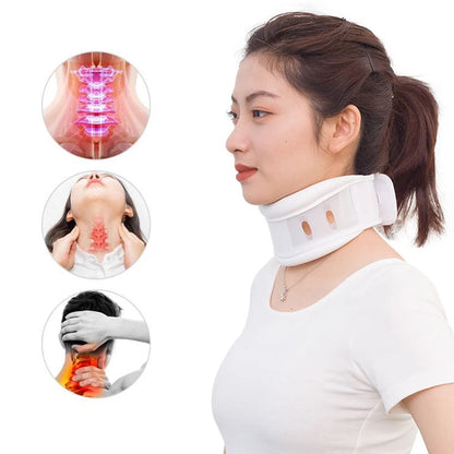 TIKE Cervical Neck Brace Collar with Chin Support for Stiff Relief Cervical Collar Correct Neck Support Pain Bone Care Health